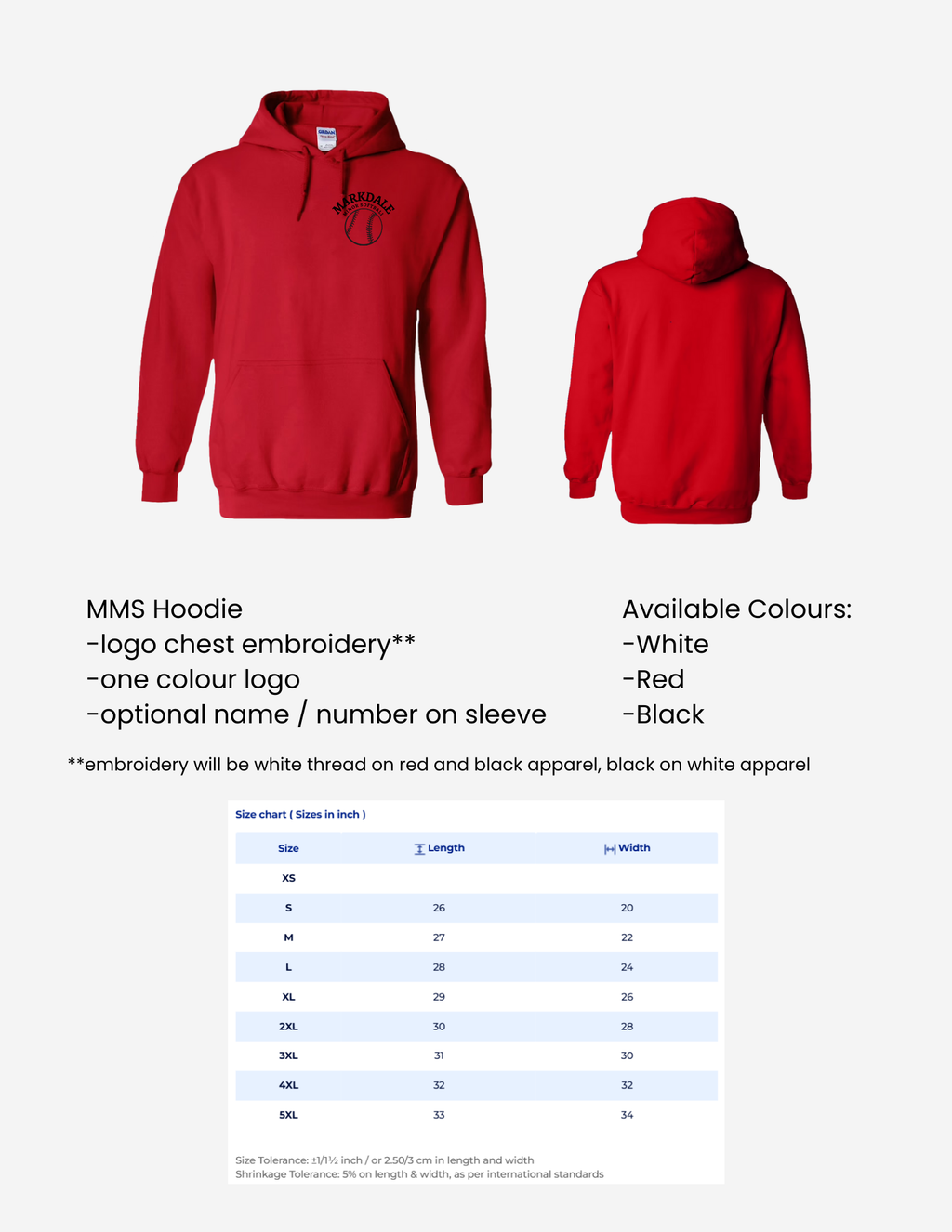 Markdale Minor Softball Sweater