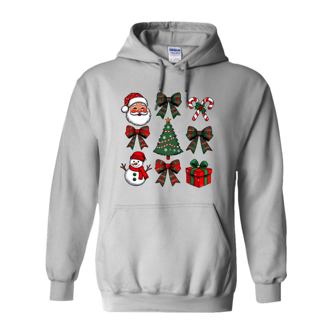 Santa-Bow-Tree Sweatshirt