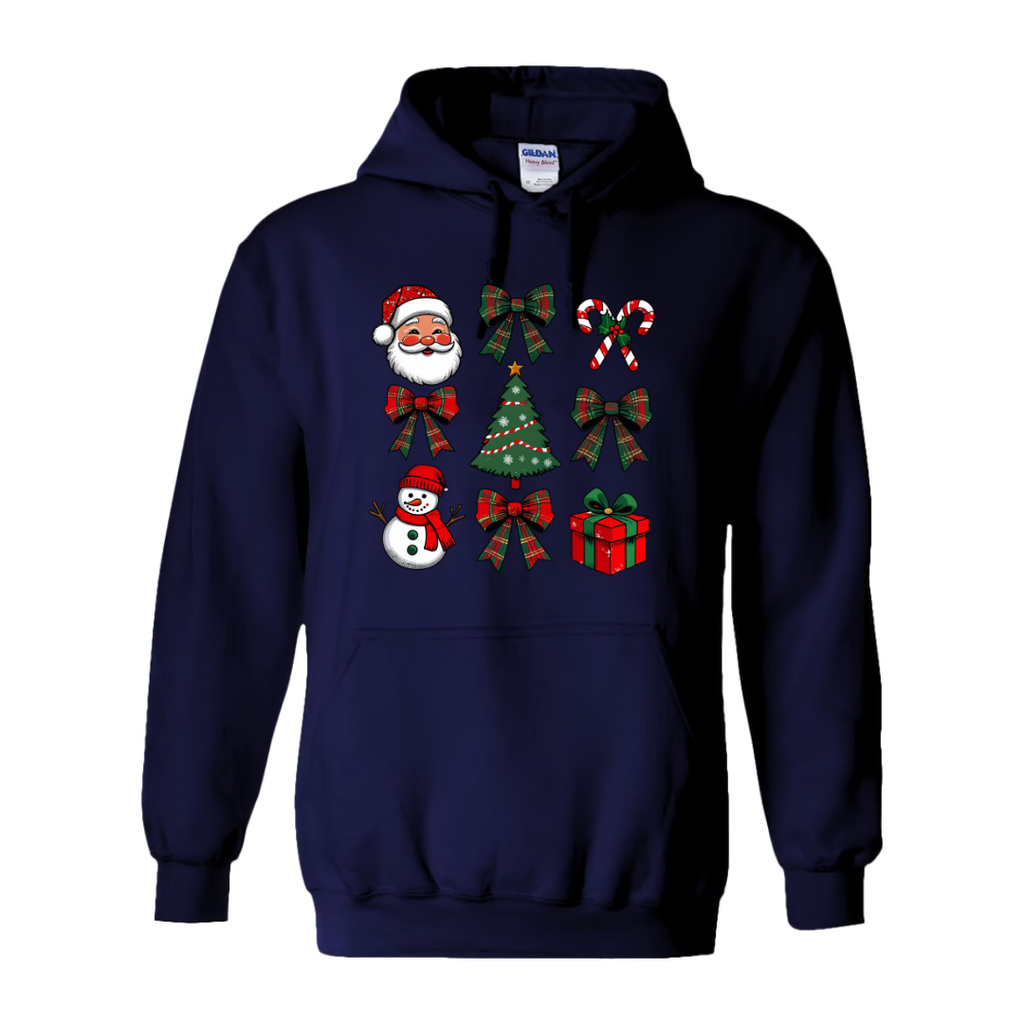 Santa-Bow-Tree Sweatshirt