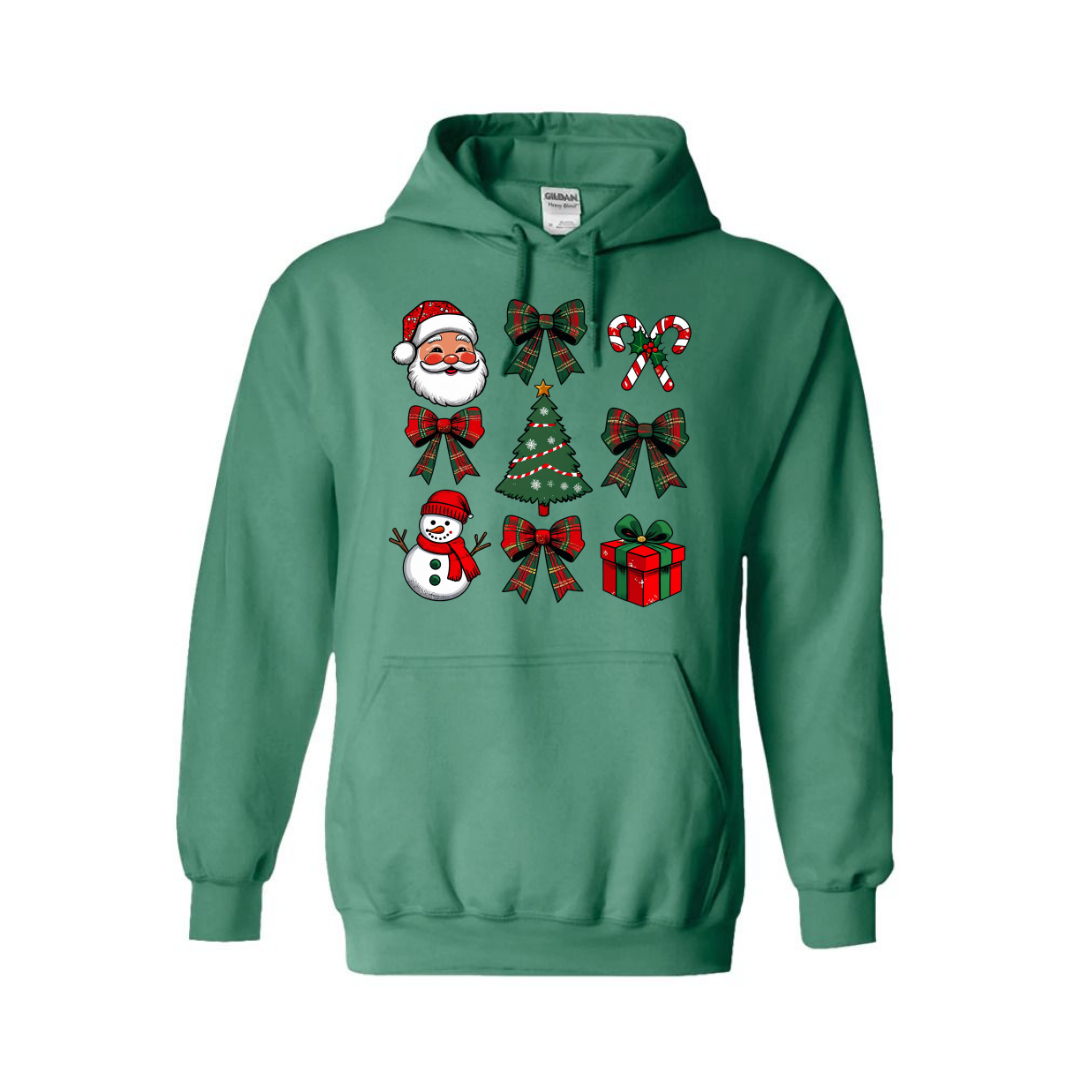 Santa-Bow-Tree Sweatshirt