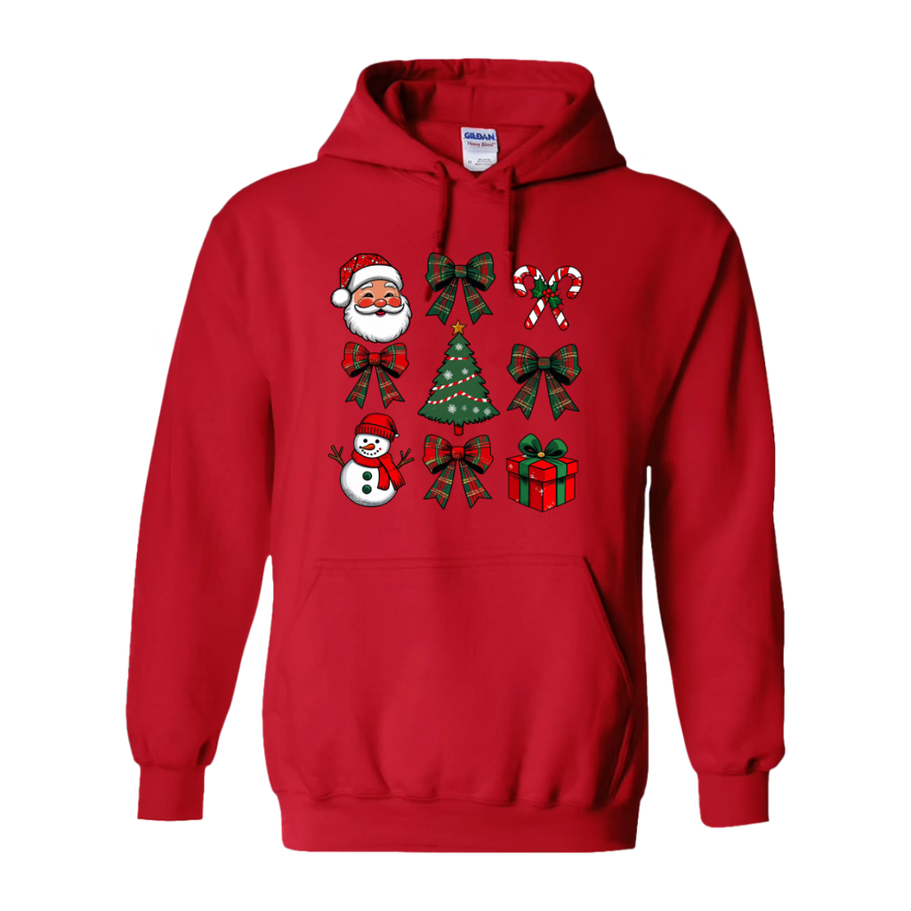 Santa-Bow-Tree Sweatshirt