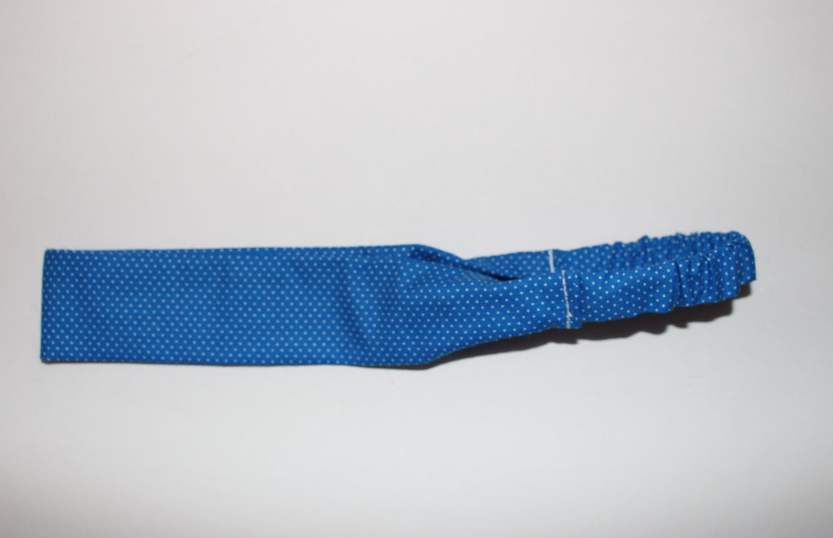 Blue dots Headband