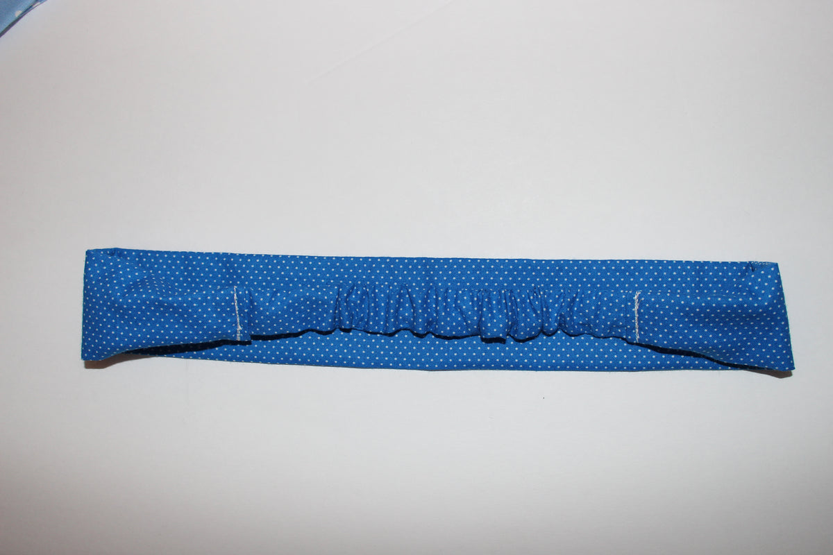 Blue dots Headband
