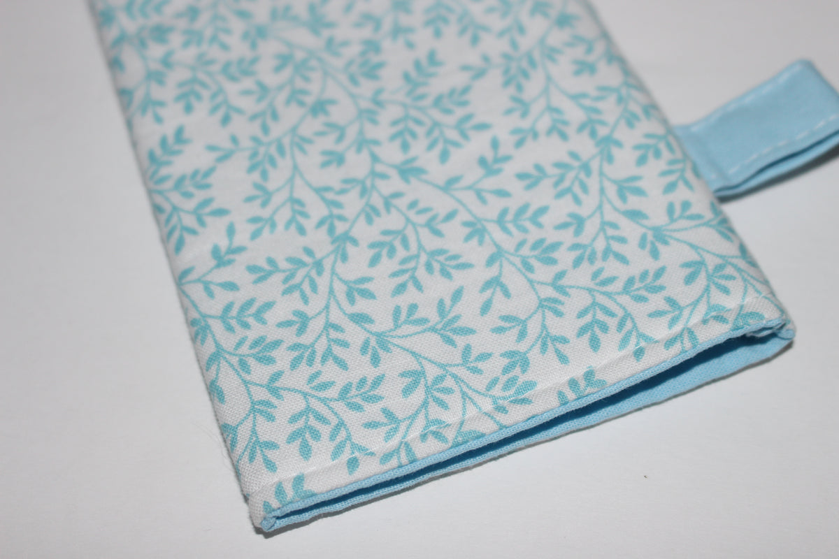 Blue Vines Sunglass Case