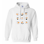 Snowmen Faces Sweatshirt