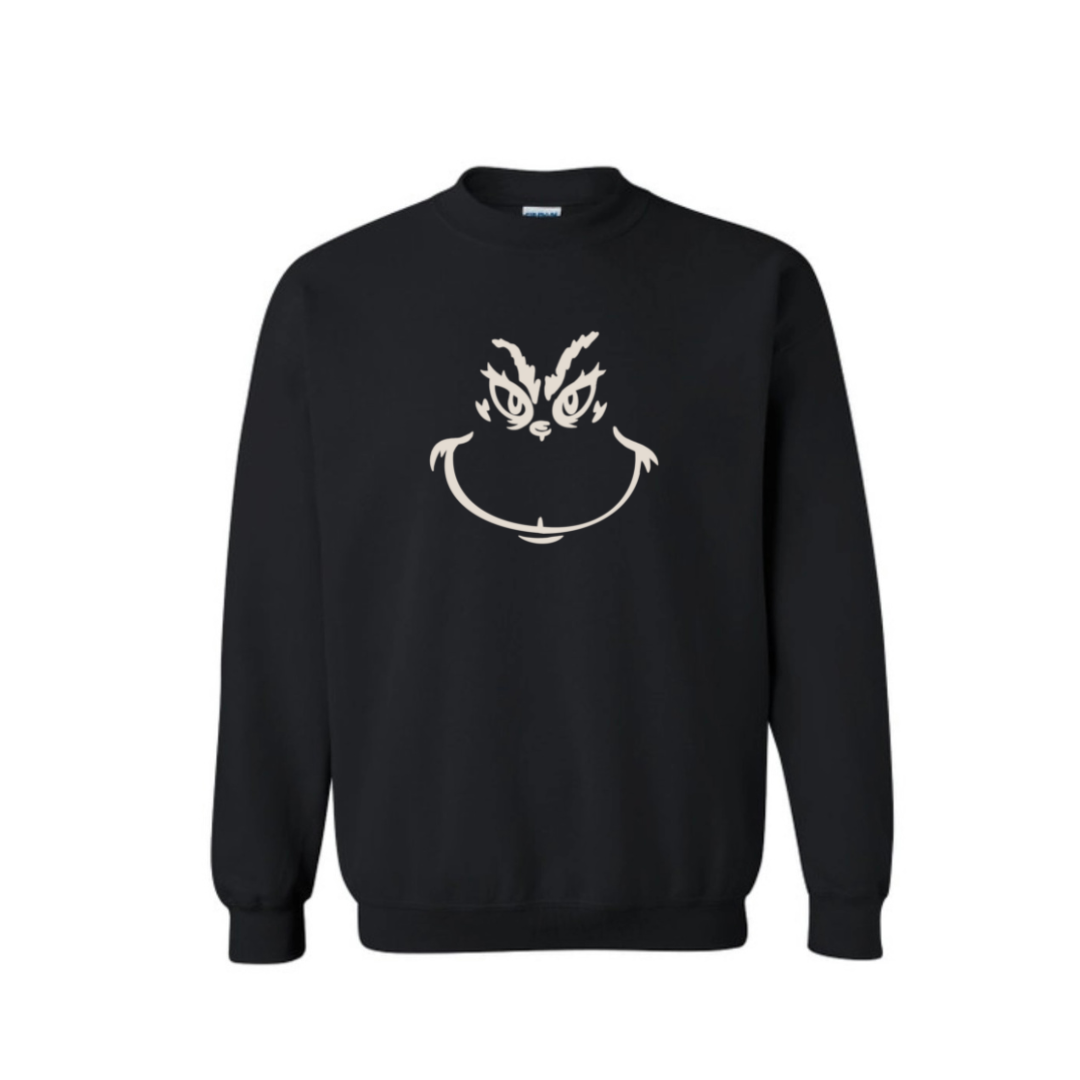 Grinch Faces Sweatshirt