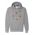 Snowmen Faces Sweatshirt