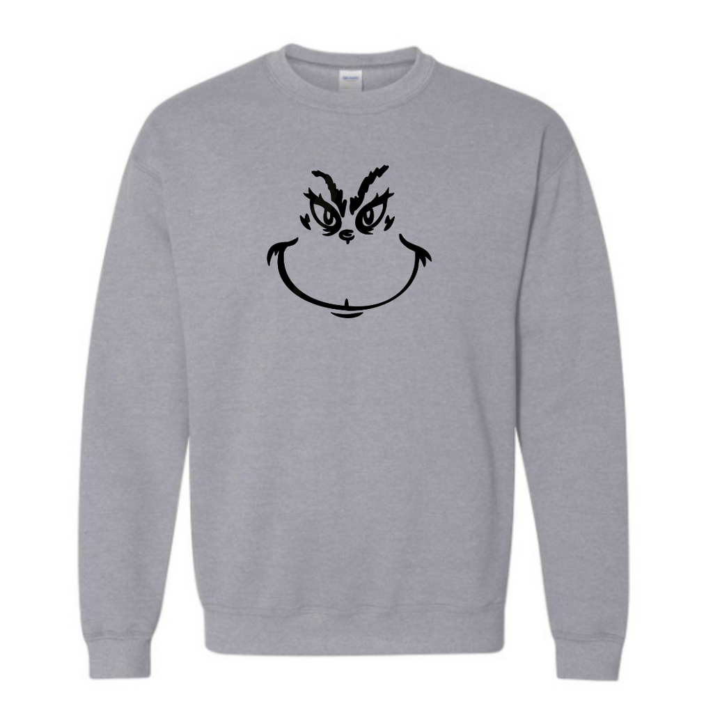 Grinch Faces Sweatshirt