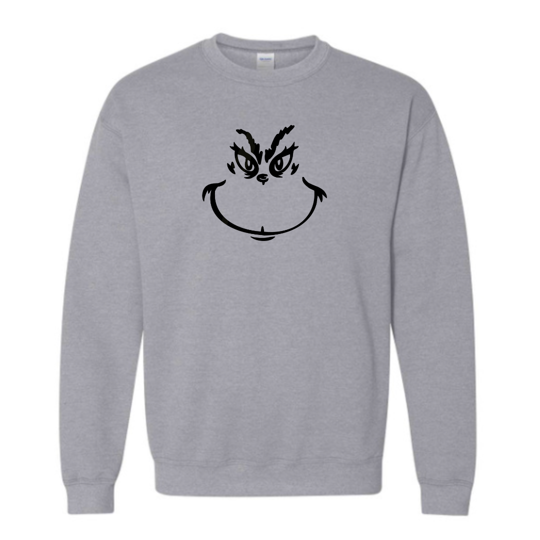 Grinch Faces Sweatshirt