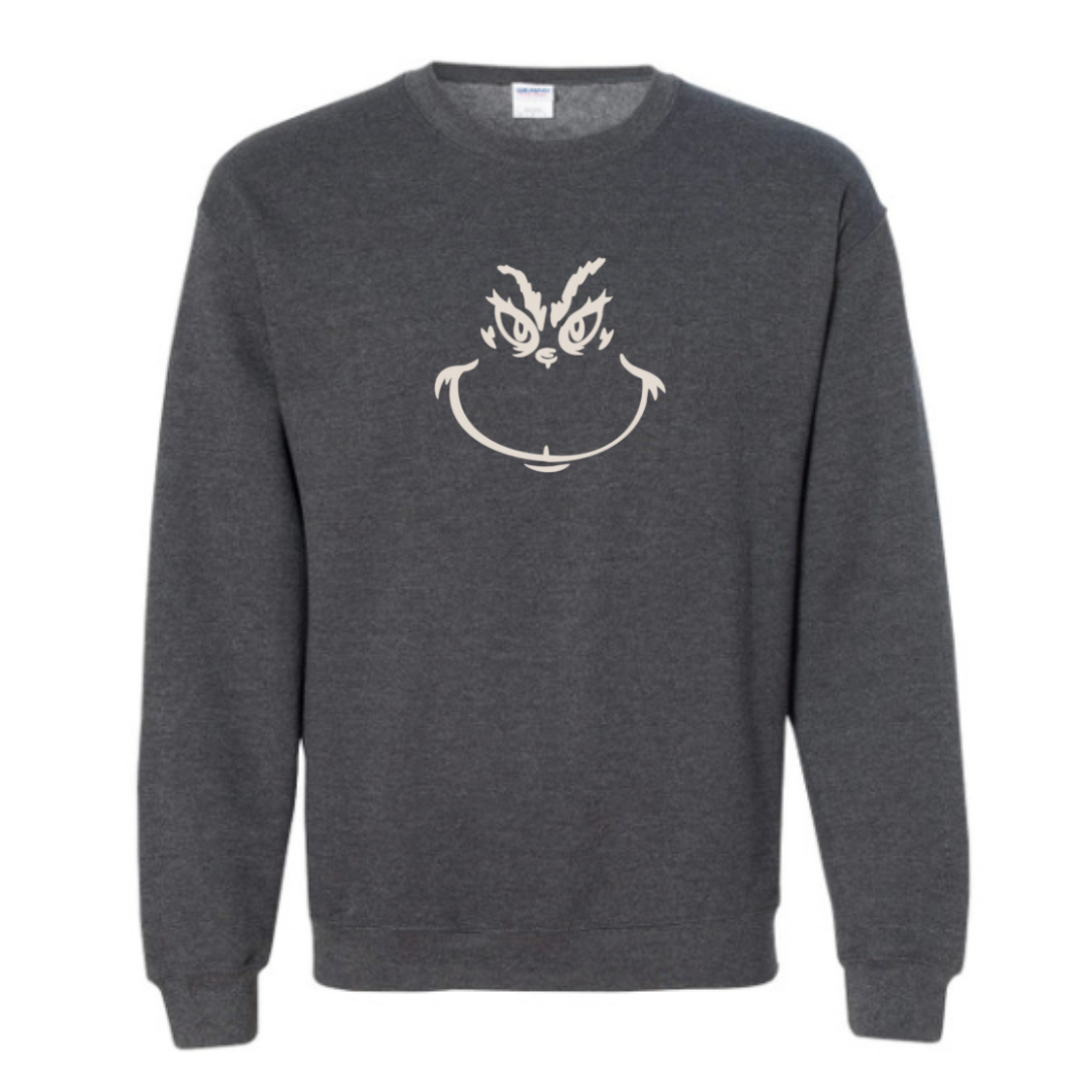Grinch Faces Sweatshirt