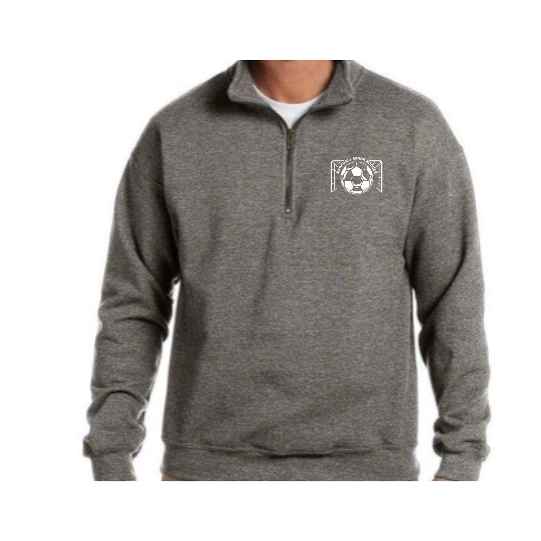 MMS Embroidery Chest 1/4 Zip Crewneck