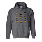 Snowmen Faces Sweatshirt
